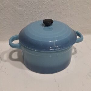 Blue Enameled Cookware Dutch Oven
